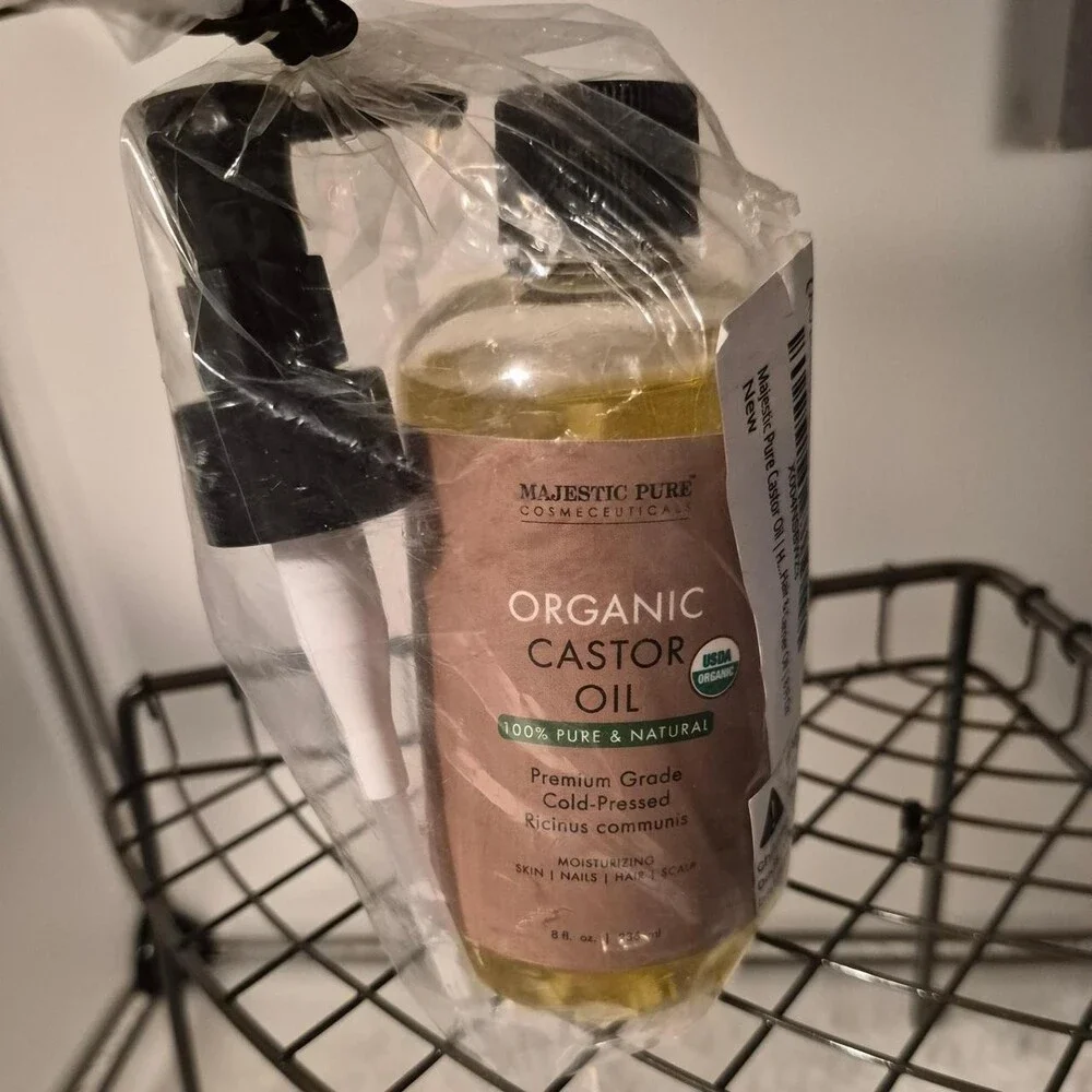 Majestic Pure Organic Castor Oil 8 fl oz #castor #organic